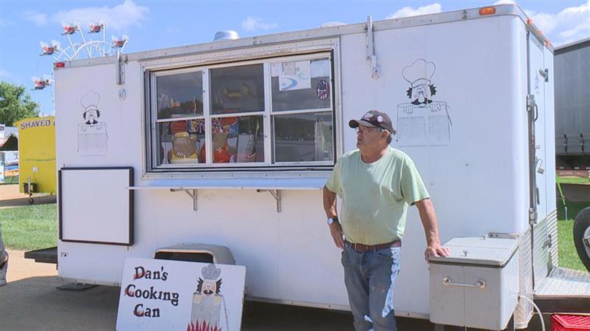 Dan Gift, the owner of Dan’s Cooking Can, has been a familiar face at the Hellam Carnival for the past 12 years, but this year will mark his final appearance.