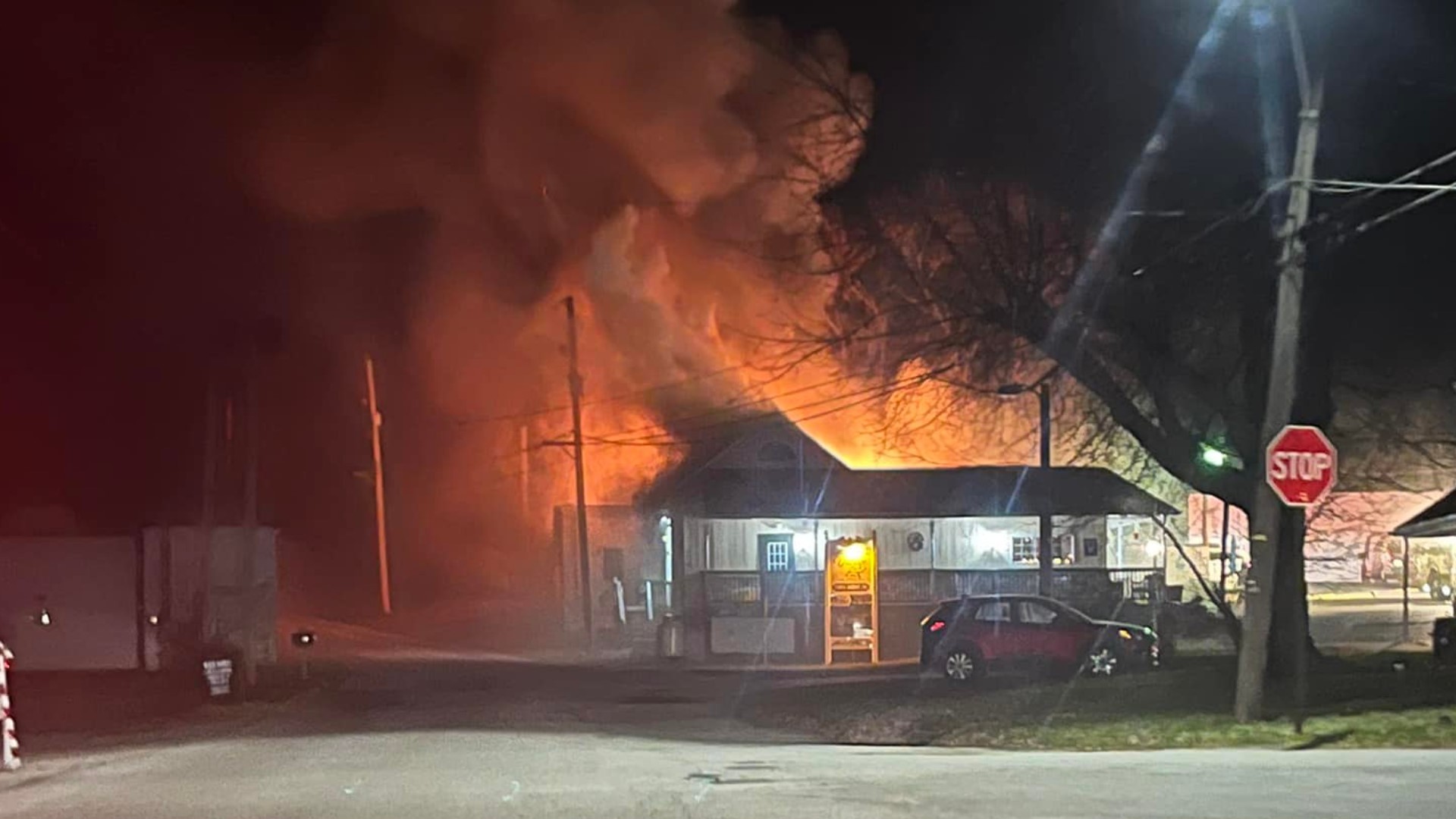 York County 911 Dispatch says they received the call about the fire around 8:15 p.m. Tuesday night.