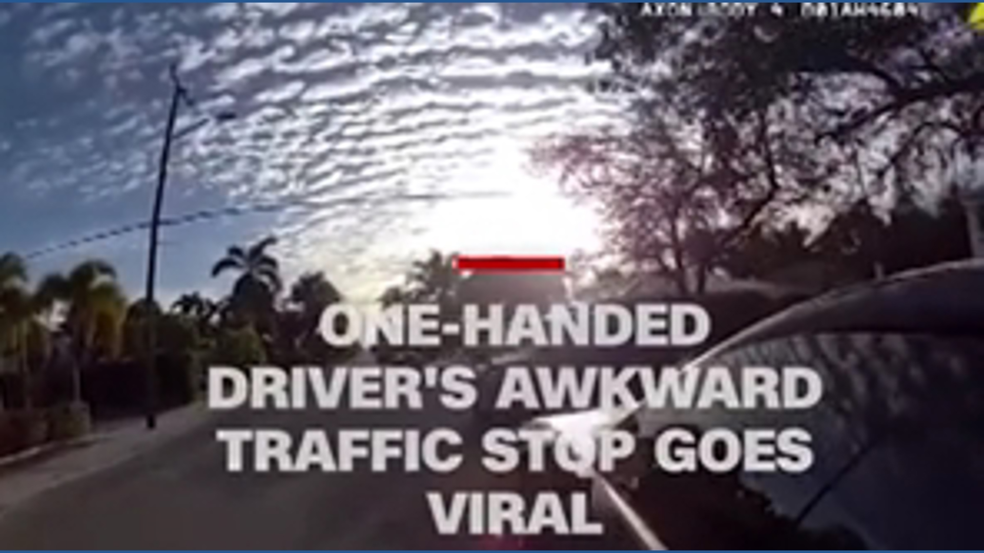 Traffic stop goes viral after awkward encounter | fox43.com