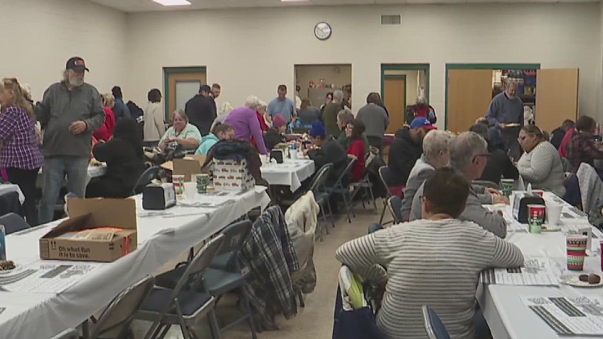 Faith Assembly of God Church hosts dinners every week, but towards the holidays they help more people.