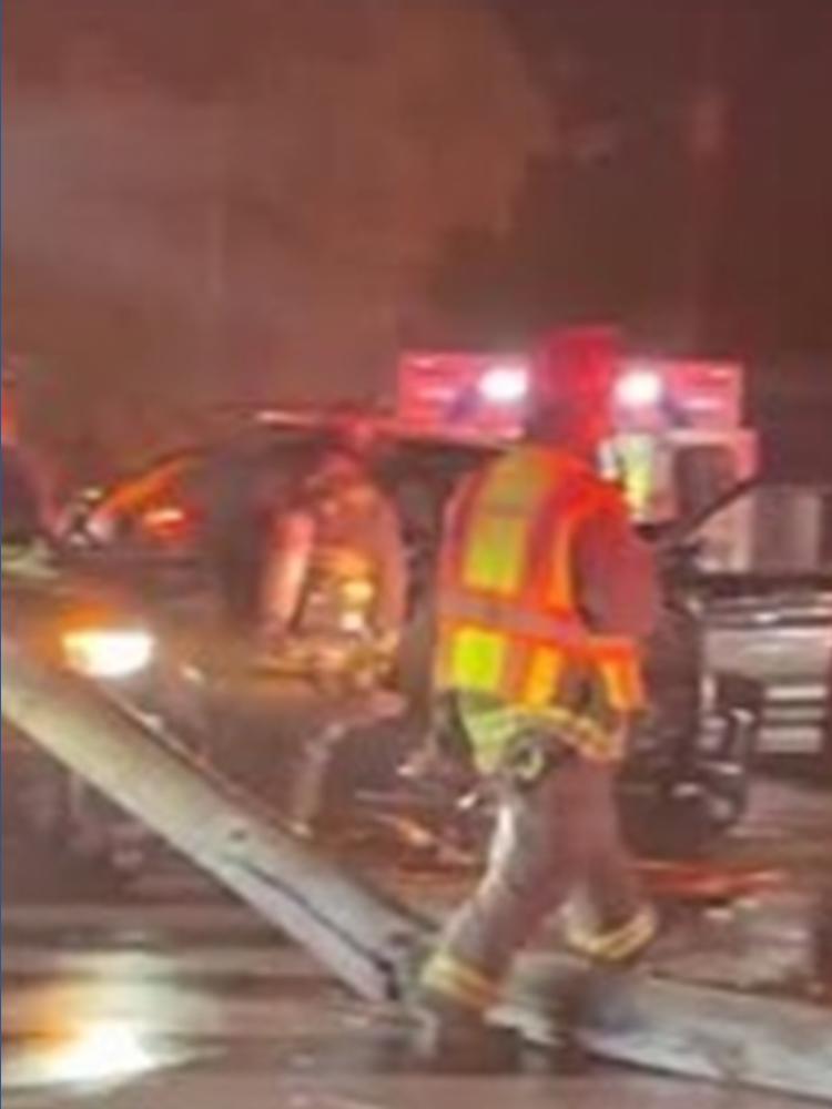 Police cars collide, knock down telephone pole in Lancaster | fox43.com