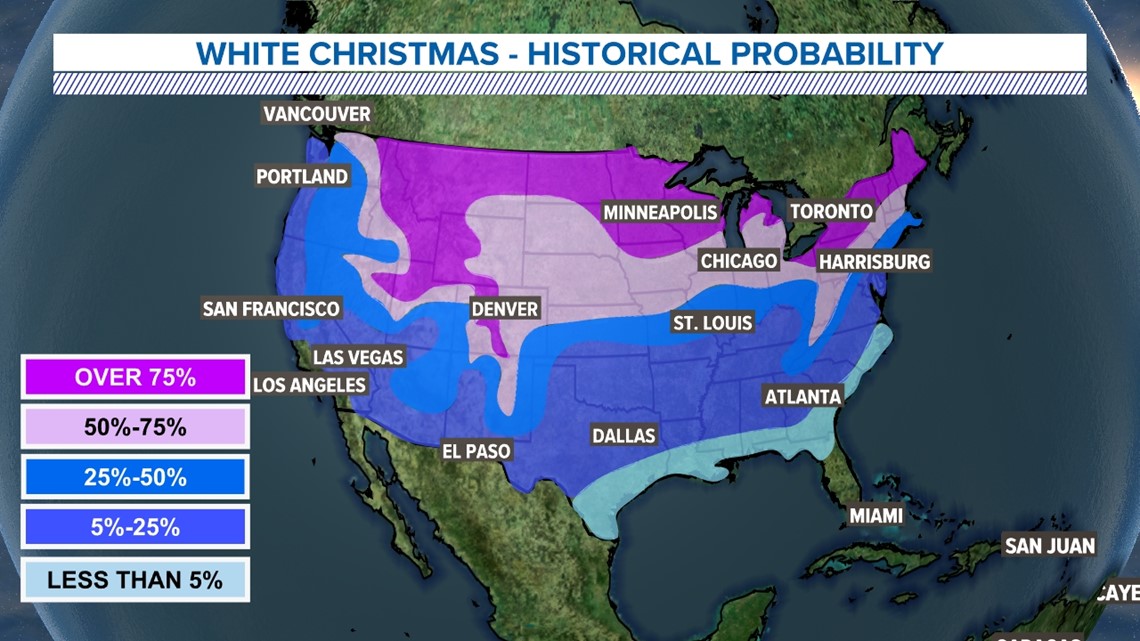 It's A White Christmas For Some In Northeast, Midwest 