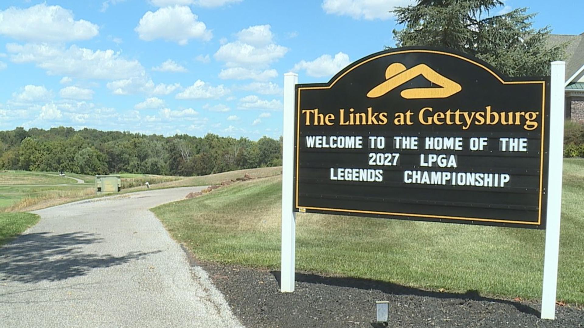The Legends of the LPGA announced Wednesday that the Links at Gettysburg will host the 2027 Senior Major Championship.