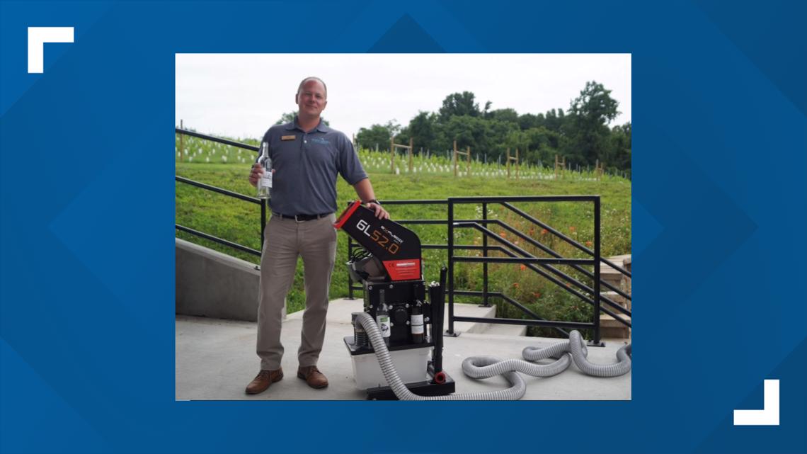 Adams County Winery is using new bottle crusher to help sustainably re-use old bottles - Vimarsana News