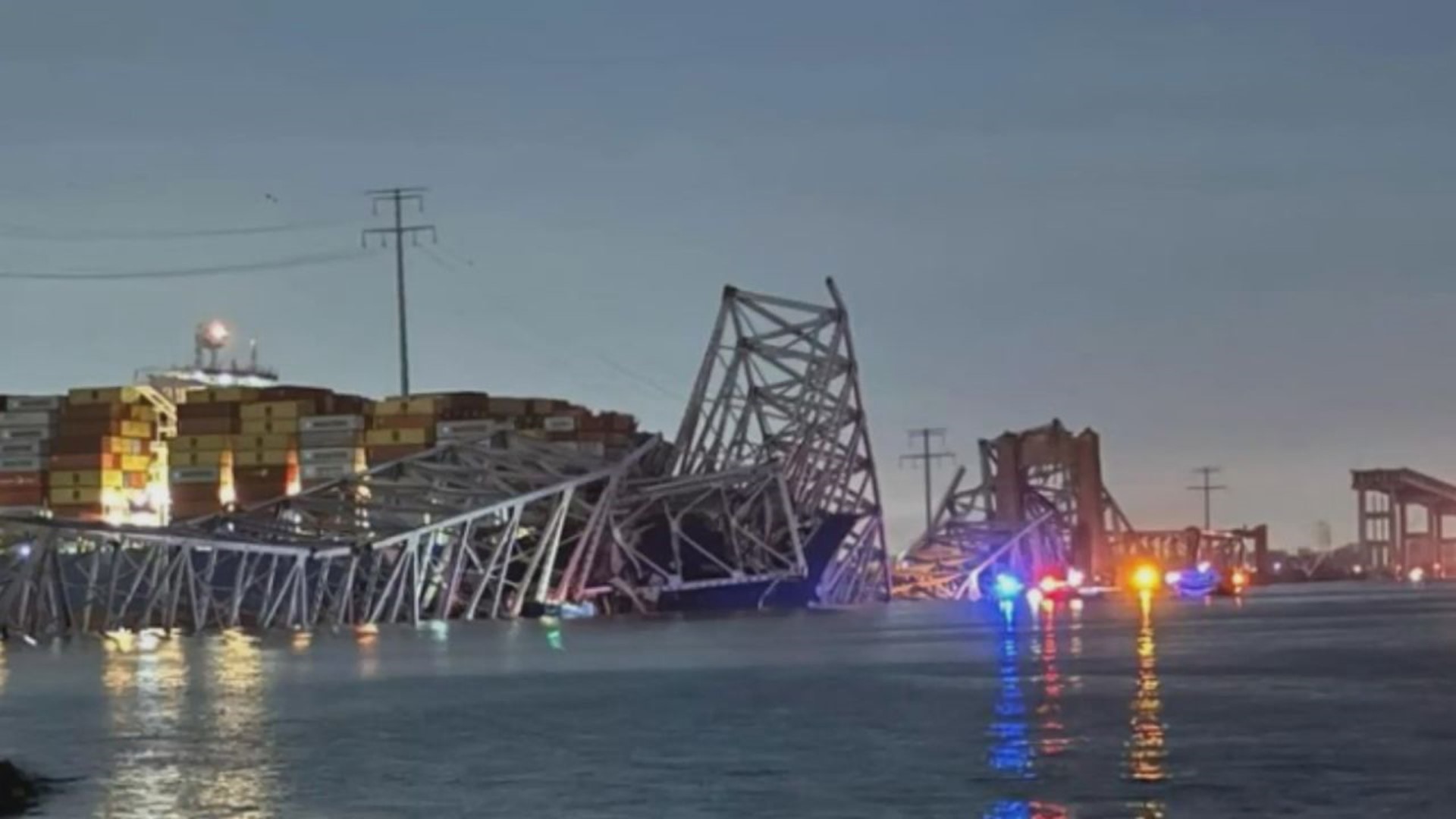 Baltimore bridge collapse Francis Scott Key Bridge