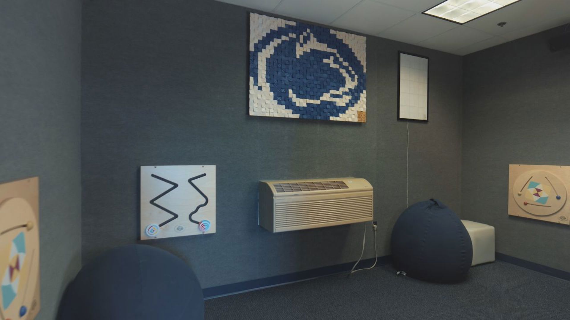 Francis Family Sensory Room is available for fans feeling overwhelmed or overstimulated at Penn State games.