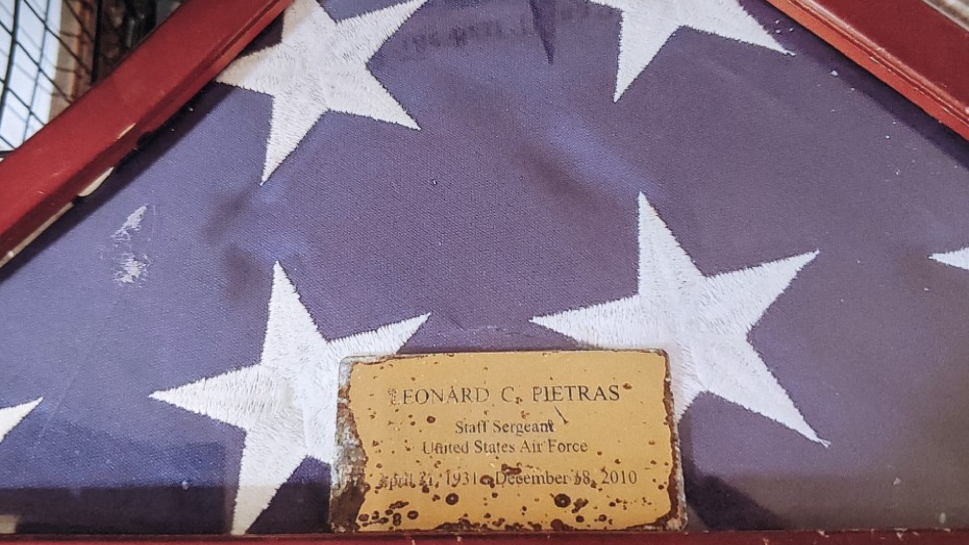 Workers recently discovered a symbol of service inside a vehicle at the salvage yard. Last year, they found a veteran's ashes.