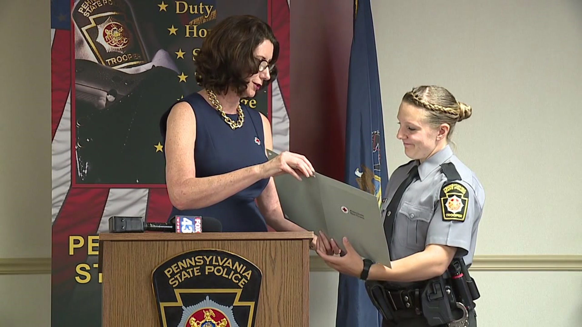 PA State Police lifesaving award