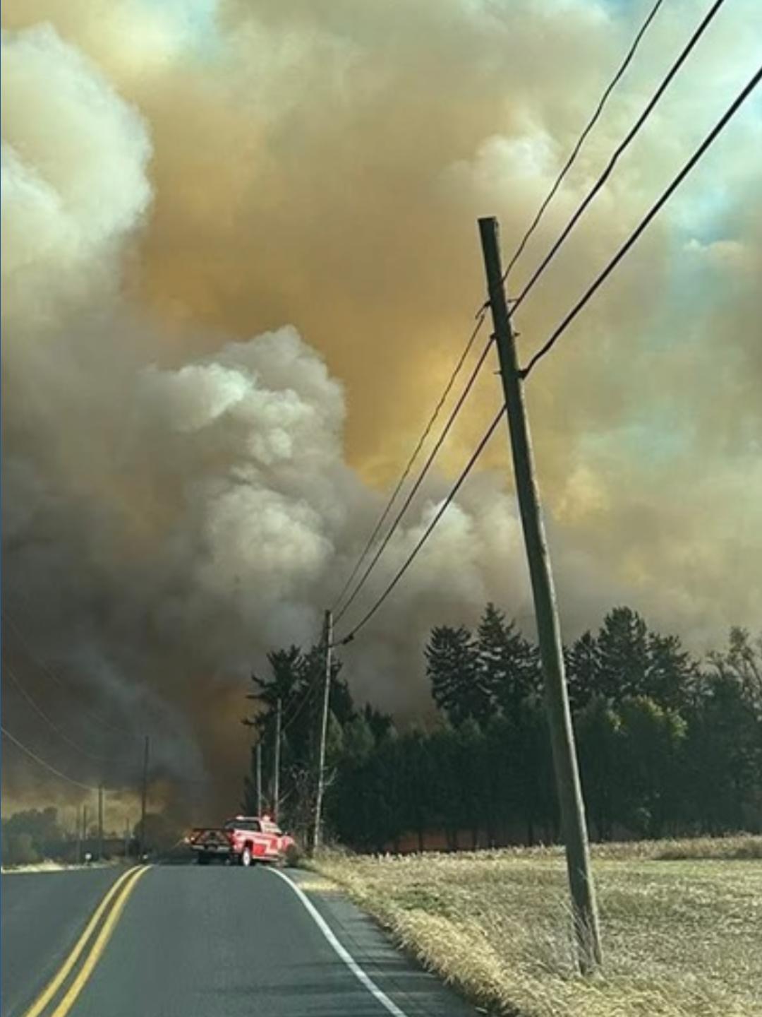 Crews extinguish brush fire near Pennsylvania Turnpike in Cumberland ...