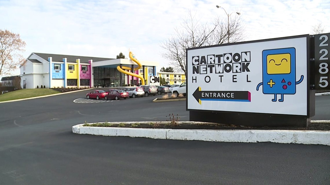 Unique Cartoon Network Hotel reopens for business in Lancaster, Pa.