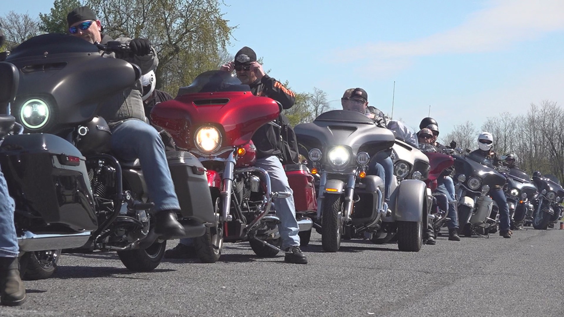Around 200 people took part in the charity ride to raise money for a Harrisburg nonprofit working to support veterans struggling with homelessness.