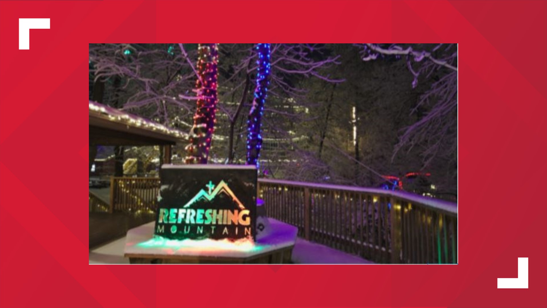 Refreshing Mountain will highlight 7 local non-profits during their holiday experience.