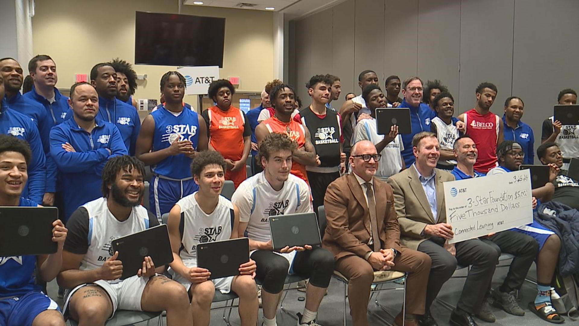 Many within the youth mentoring program received laptops for educational reasons in route to helping bridge the digital divide.