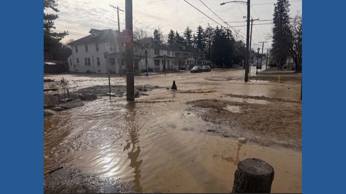 Crews are responding to a water main break in York | fox43.com