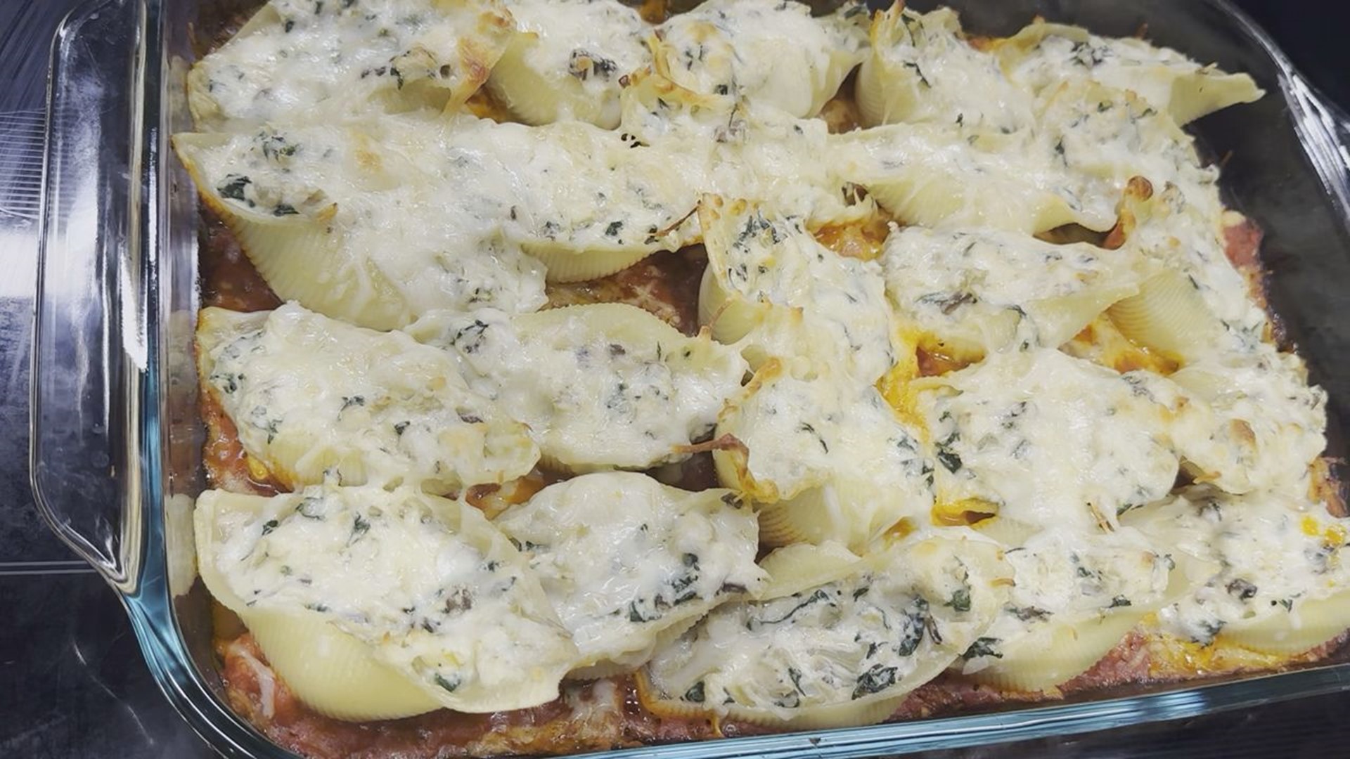 Chilly spring days call for comfort food, but you can still incorporate spring vegetables! See how to add some spring flare to stuffed shells.