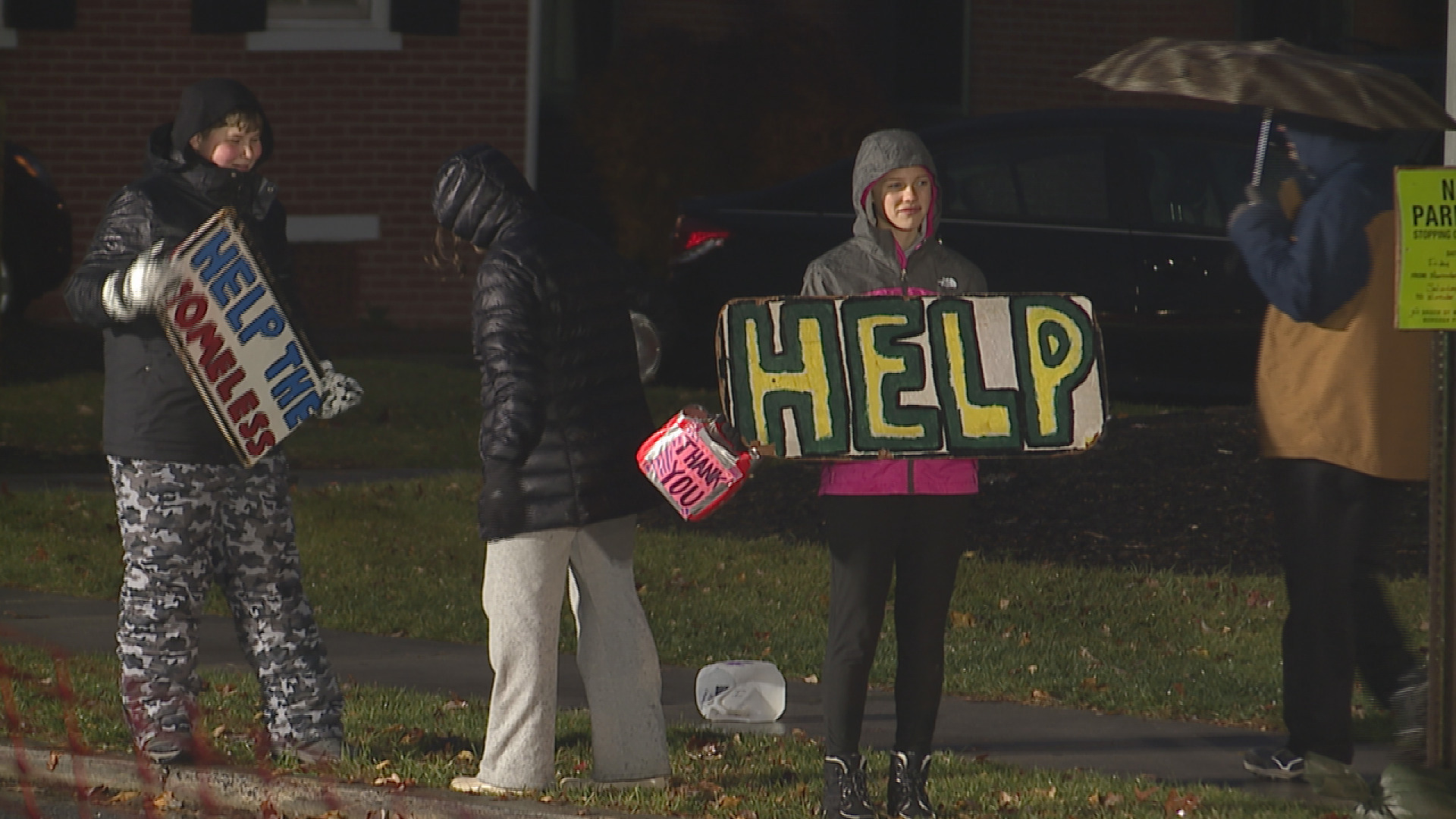 Over 40 teenagers participated in a night of homelessness to raise money and awareness for their less fortunate neighbors.