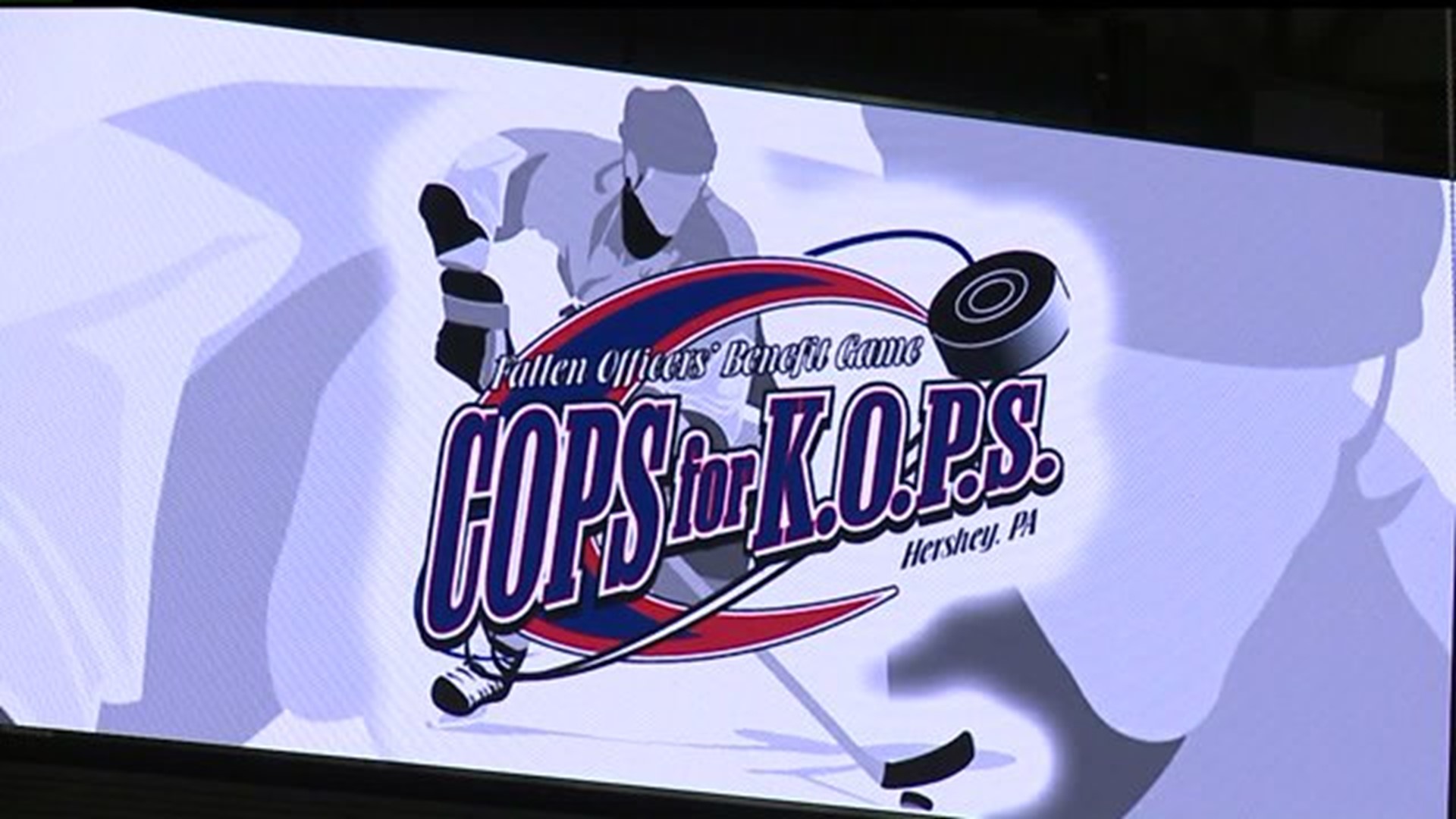 Charity ice hockey game helps children of fallen police officers