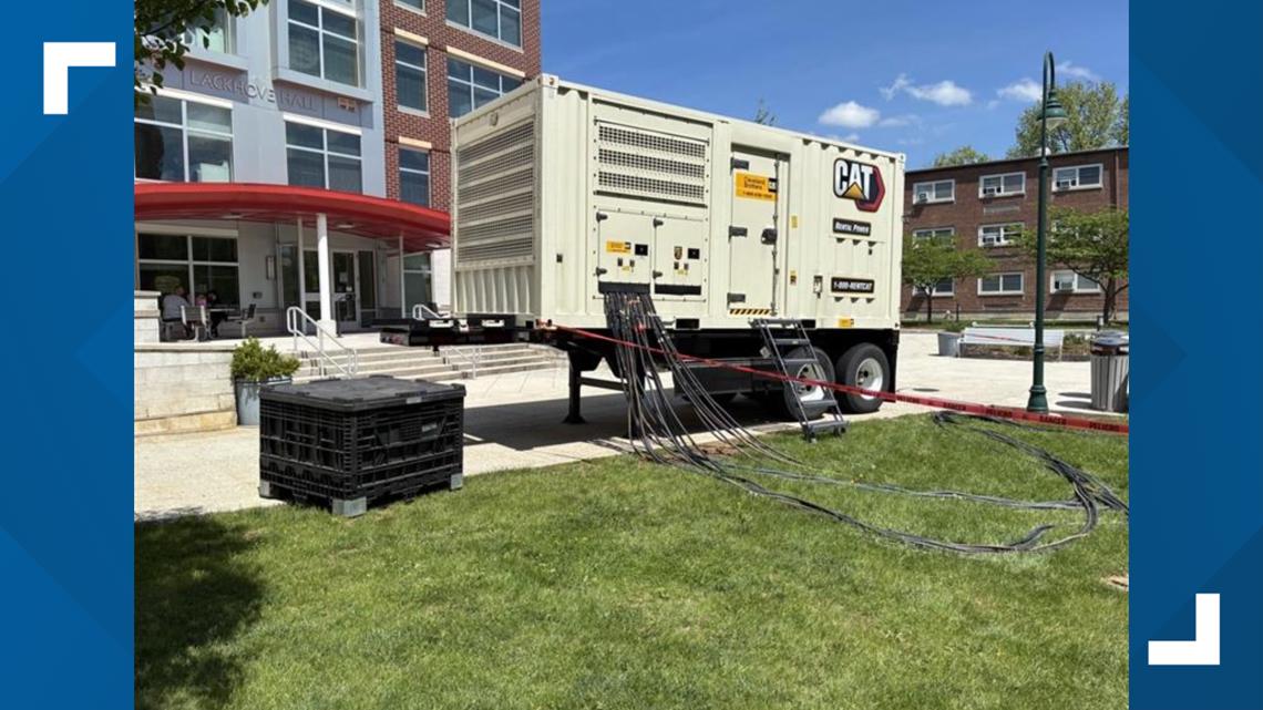 Shippensburg University working to restore power across campus