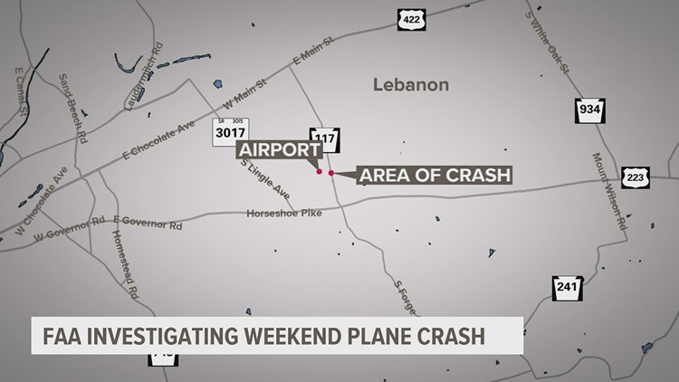 Plane crashes into vehicle while trying to land at Lebanon County airport