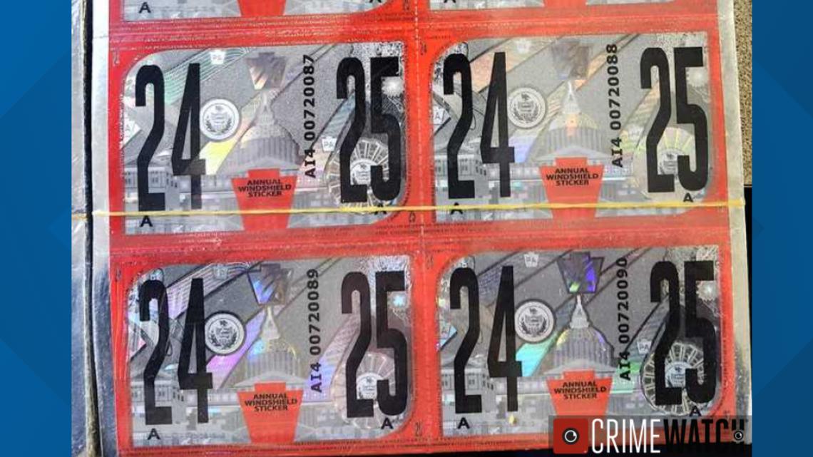 Lancaster police urge drivers of fake inspection stickers | fox43.com