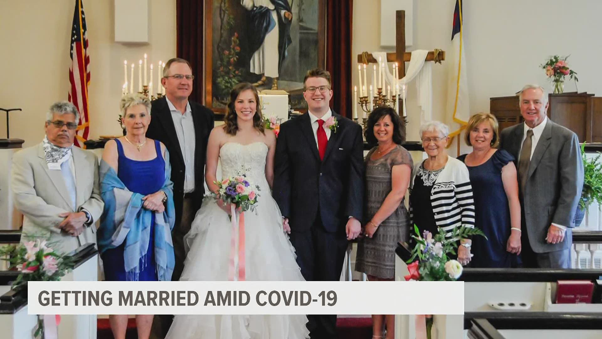 Central PA couple shares hurdles to get married amid the pandemic