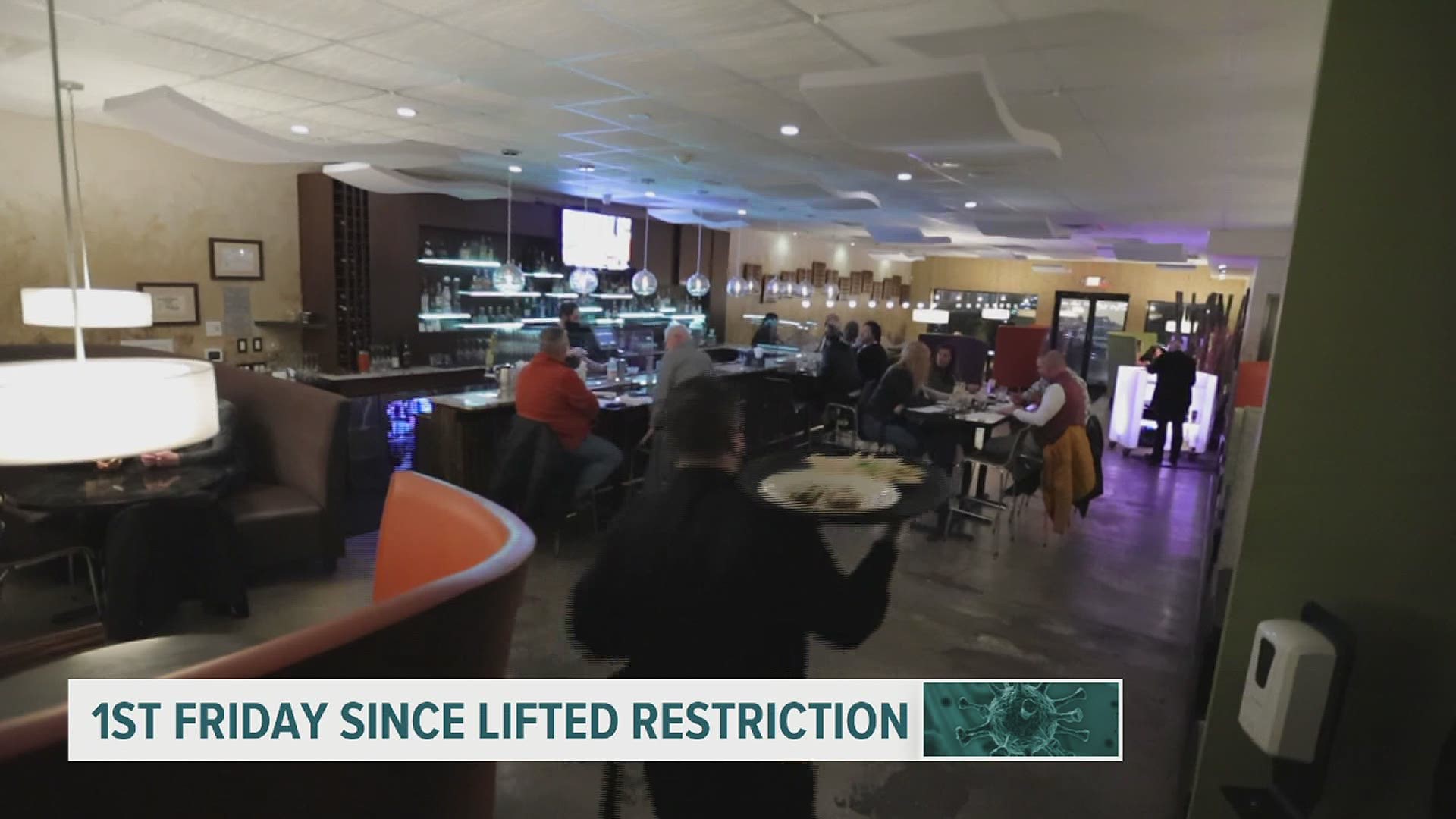 Indoor dining restrictions have been lifted and restaurant owners are eager for business turnout into the weekend.
