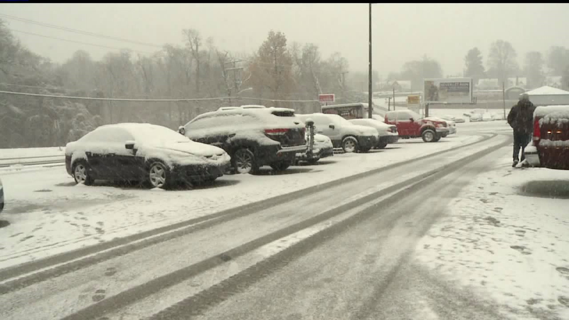 York County residents enjoy first snow of the season