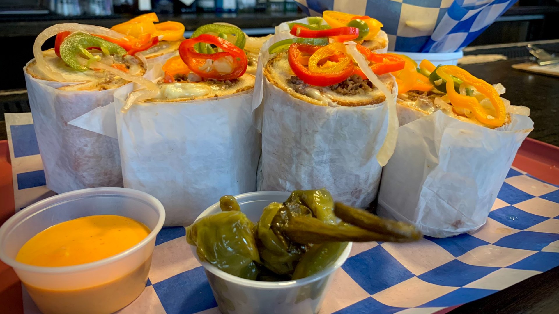 MilkBoy, a restaurant in Philadelphia, is putting their twist on a cheesesteak to celebrate the Phillies' World Series appearance.
