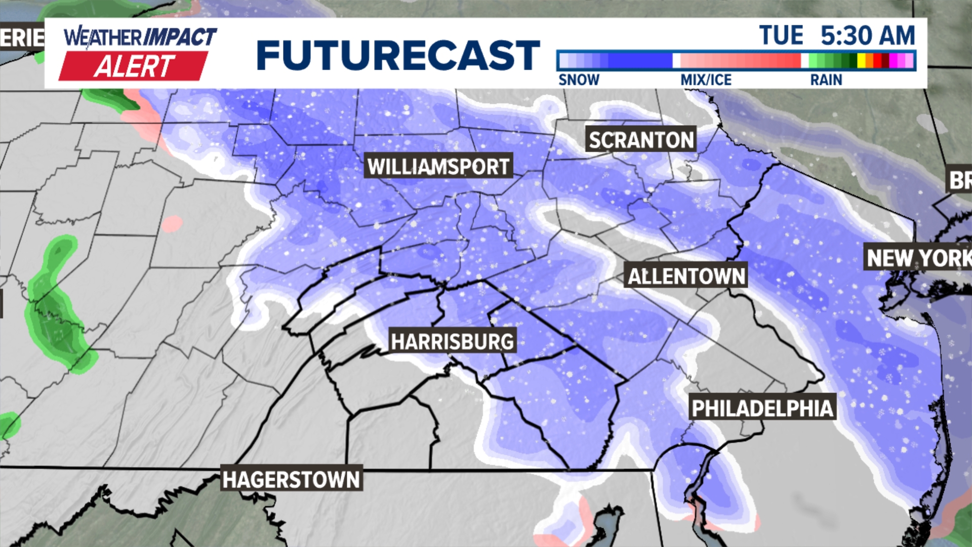 Weather Impact Alert from 1 a.m. to 9 a.m. tonight as light snow and ...