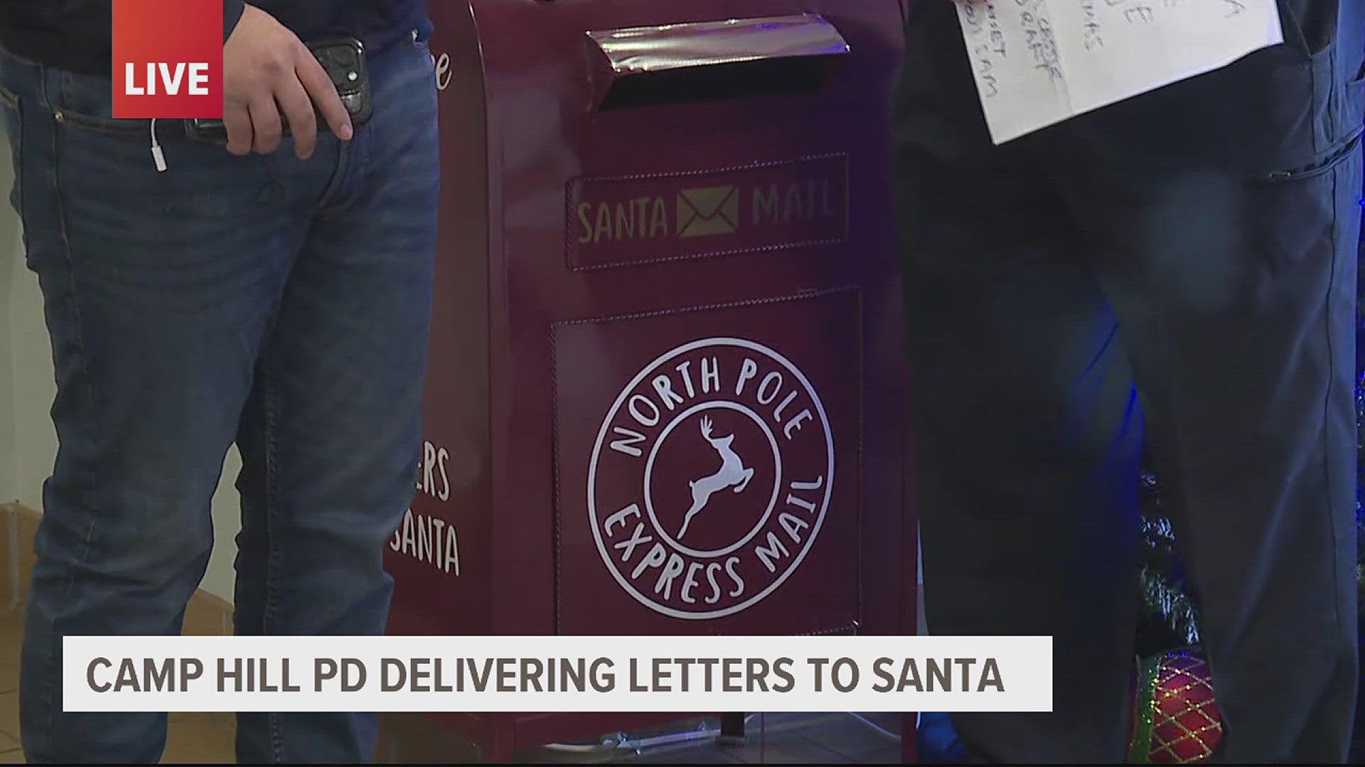 Camp Hill Police Department is delivering letters to Santa for the first time.