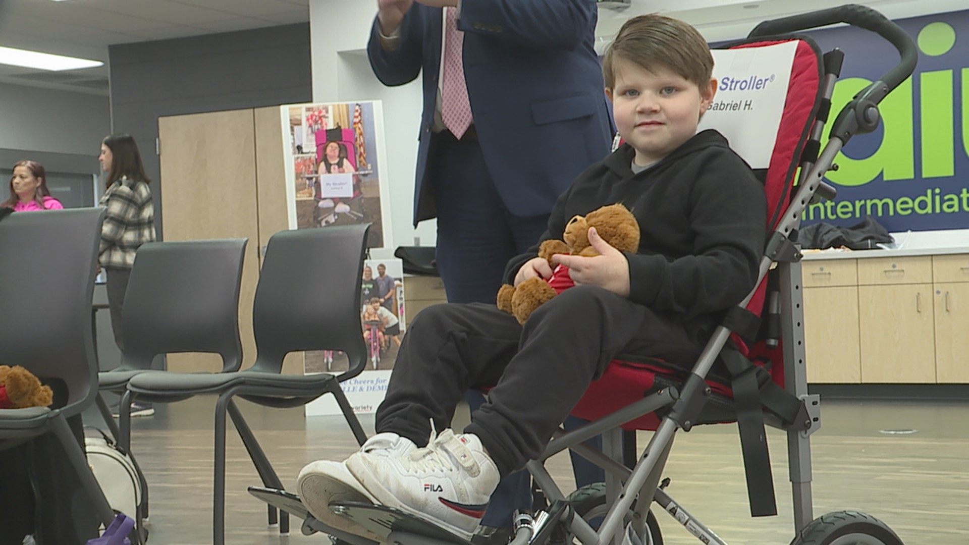 More than a dozen children received life-changing equipment in Cumberland County today and it’s all thanks to Variety the Children’s Charity.