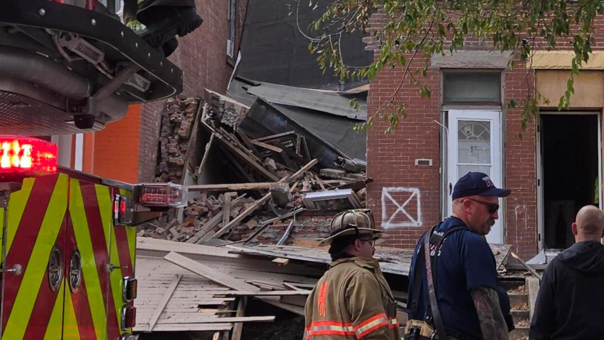 Officials at the scene said the building was condemned and undergoing renovation when it collapsed on Tuesday.