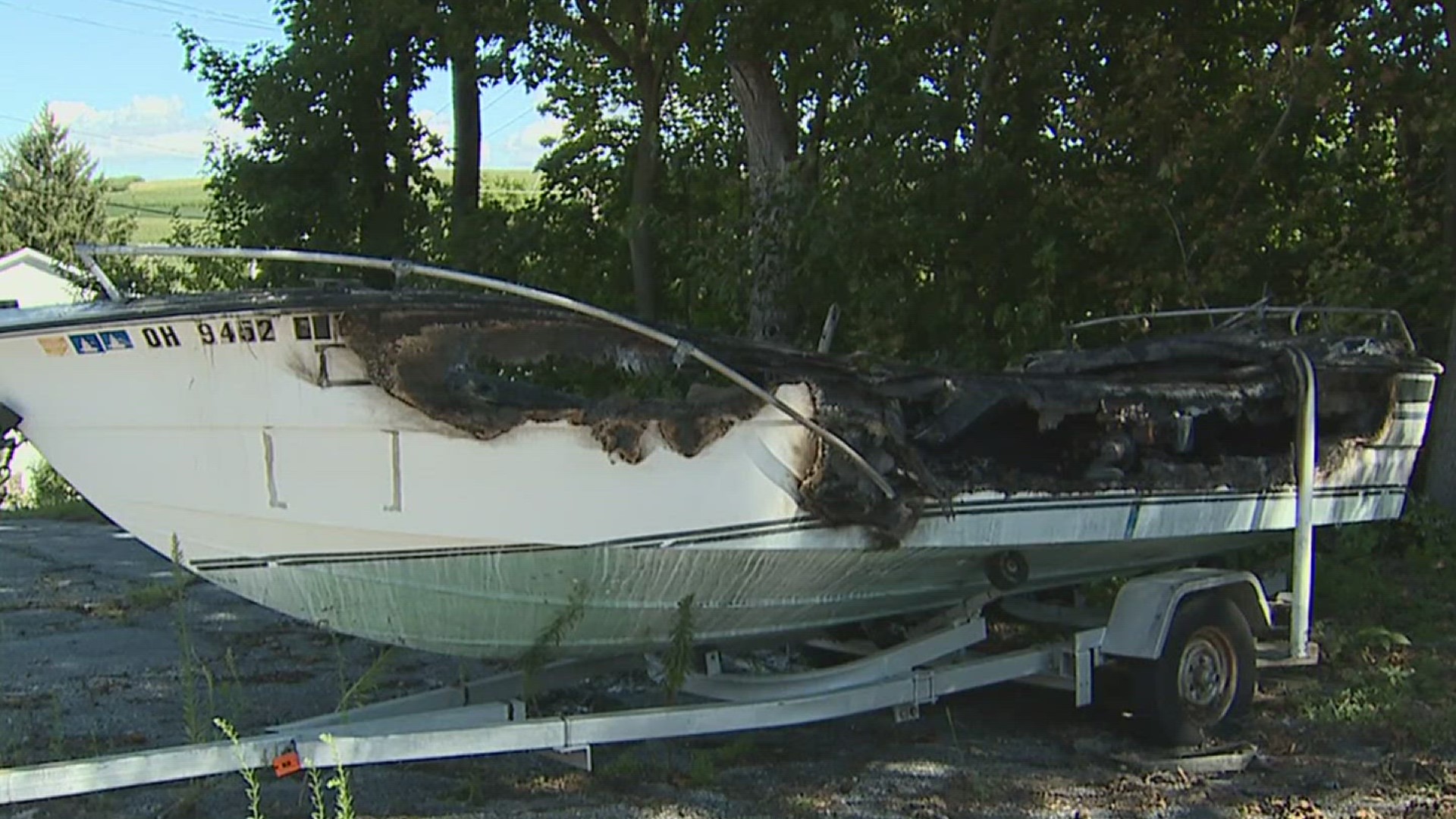 The suspects are accused of breaking into vehicles and placing fireworks in mailboxes and a boat, totaling it.