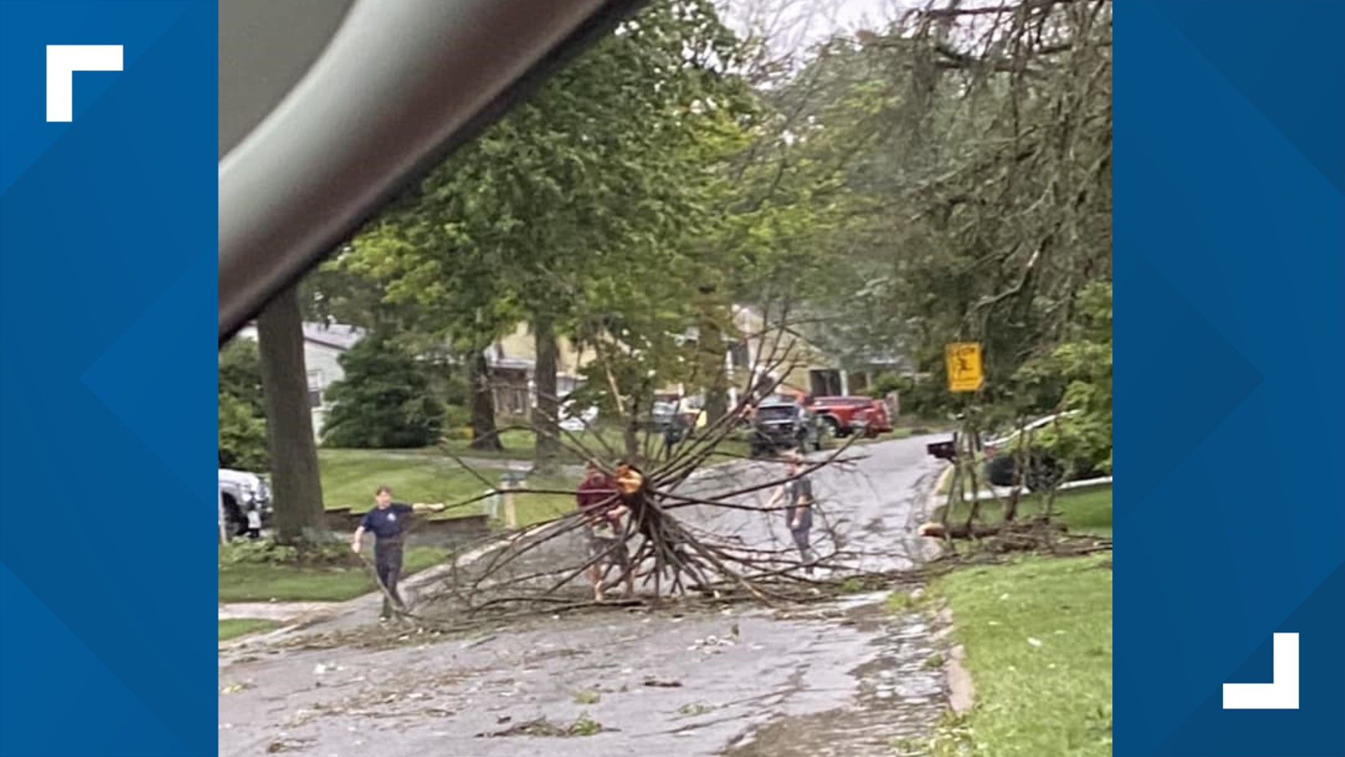 Storm damage across southcentral Pennsylvania