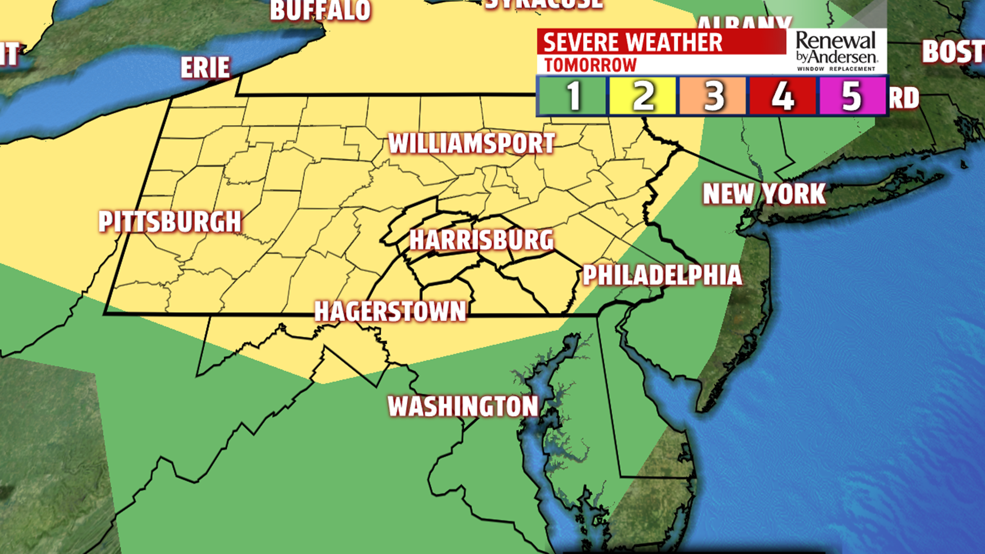 Severe weather threat Sunday as temperatures climb into the upper 80s ...