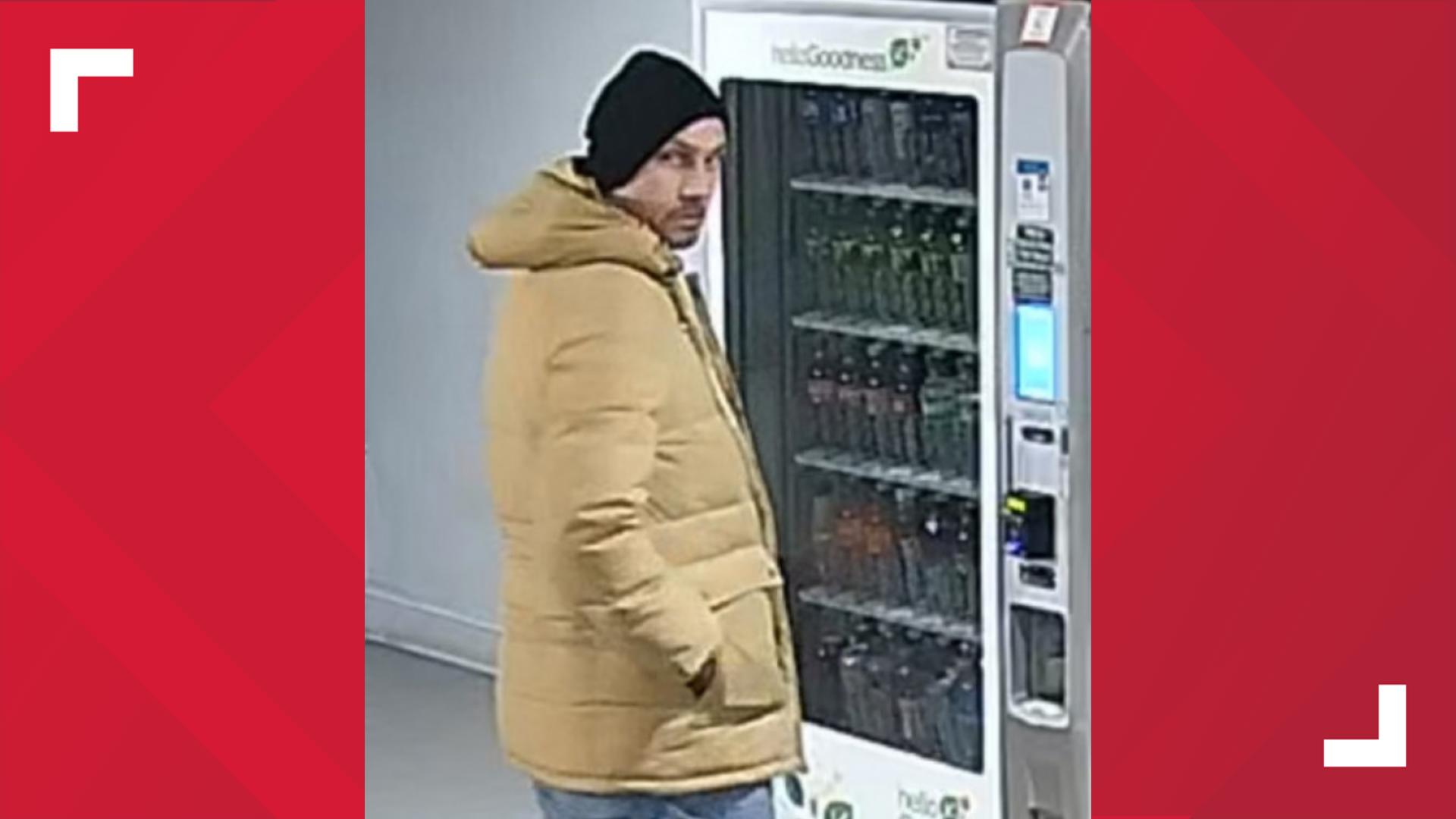 Police seek help identifying suspect in attempted vending machine theft ...