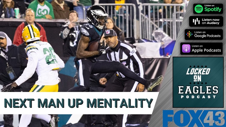 Next man up' mentality helps lead Philadelphia over Green Bay in Sunday  night win, Locked On Eagles