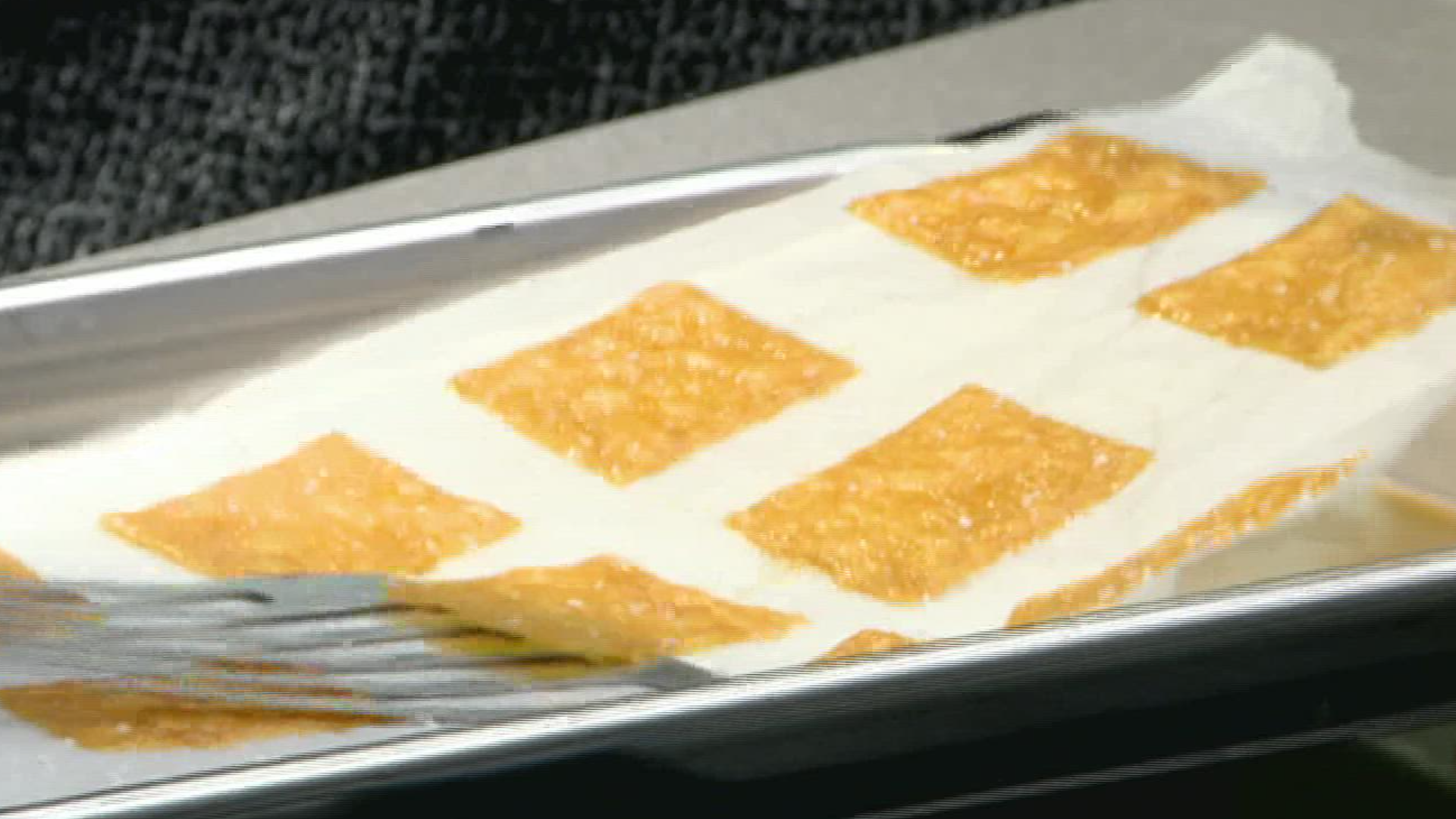Jackie DeTore and Danielle Miller celebrate National Cheese Day by trying a viral TikTok recipe: homemade Cheez-Its.