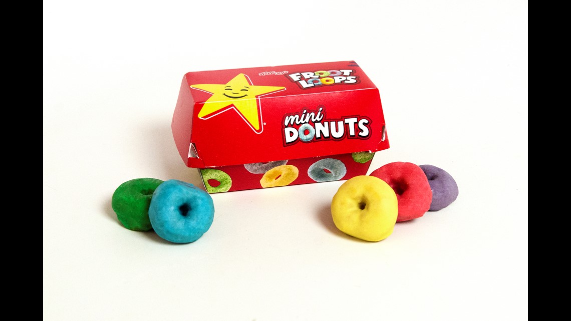 Hardee’s launches Froot Loops donuts