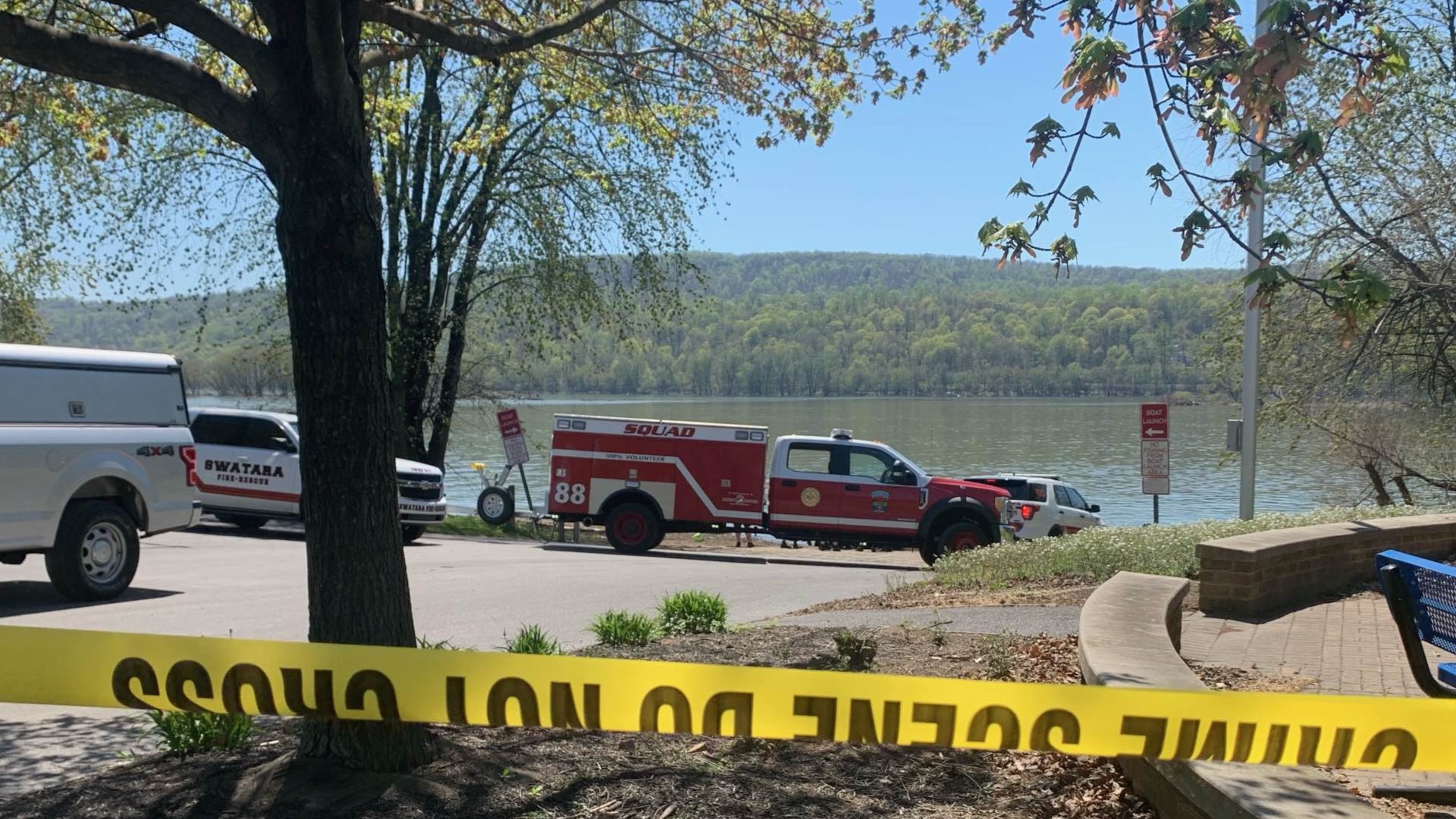 A City of Harrisburg spokesperson said two men had gone into the water near the Dock Street Dam. One was located alive and the other's body has been found.