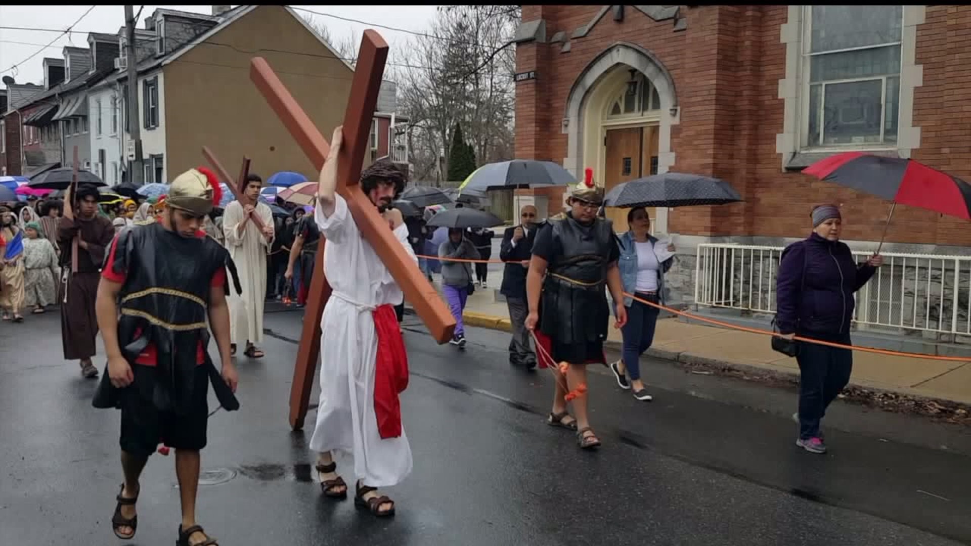 Lancaster church brings `Stations of the Cross` to city streets on Good Friday
