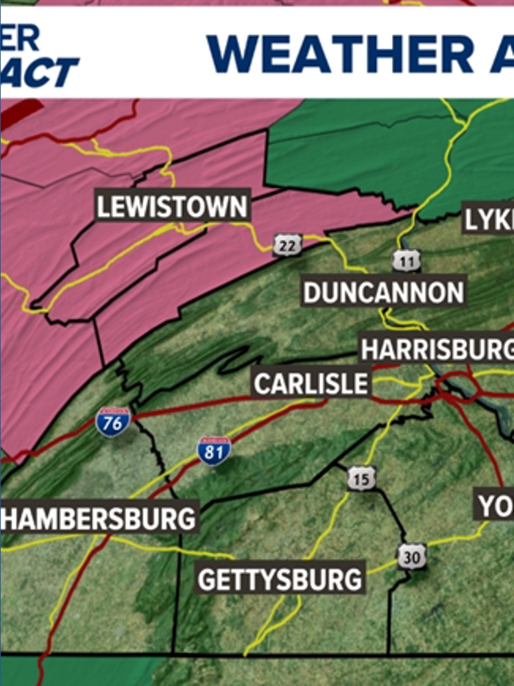 Severe thunderstorm watch issued for parts of central Pa. | Weather ...