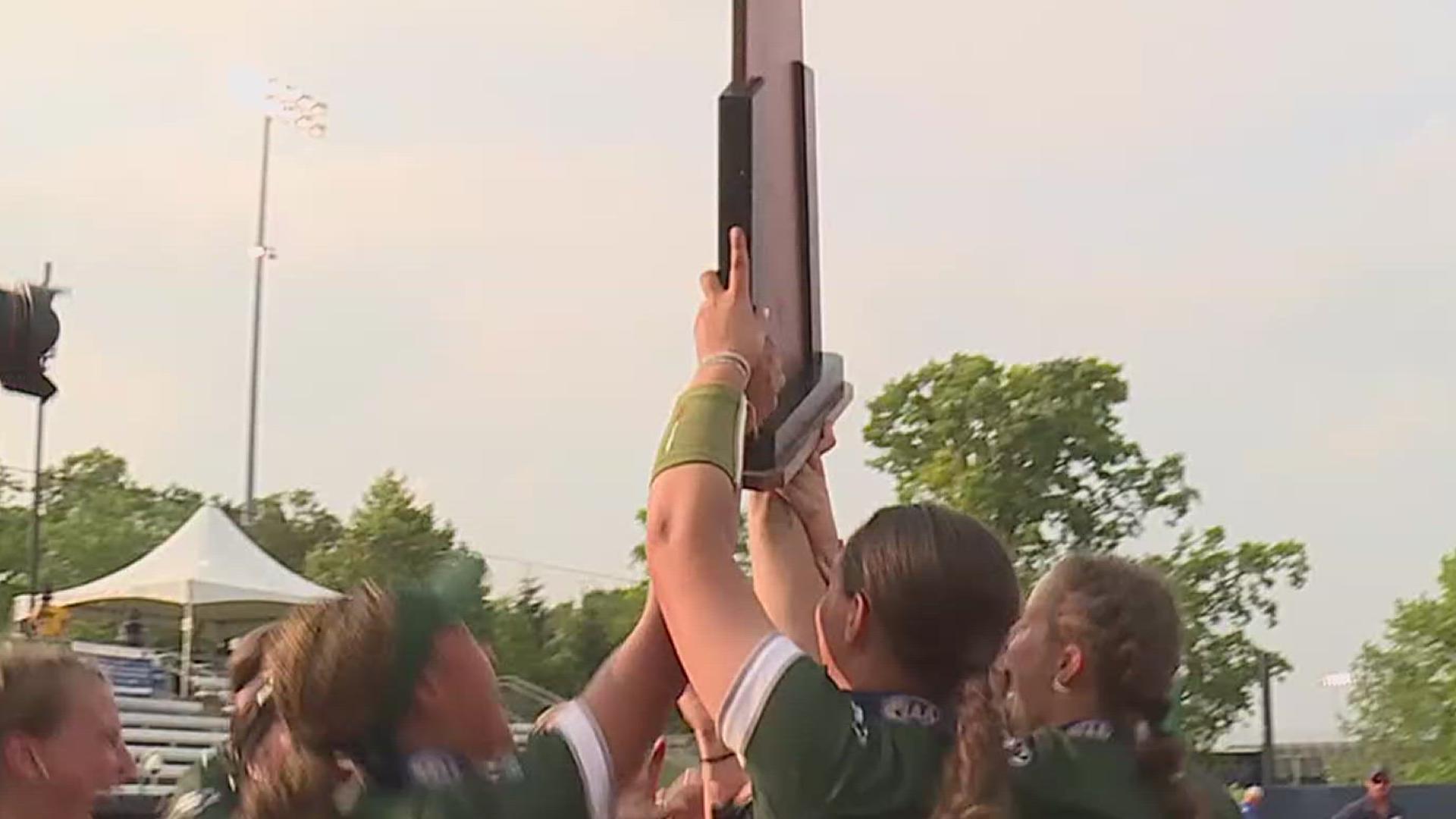 Four local high school teams clinched state championships at the PIAA spring state tournament while three teams finished their seasons as state runners-up.