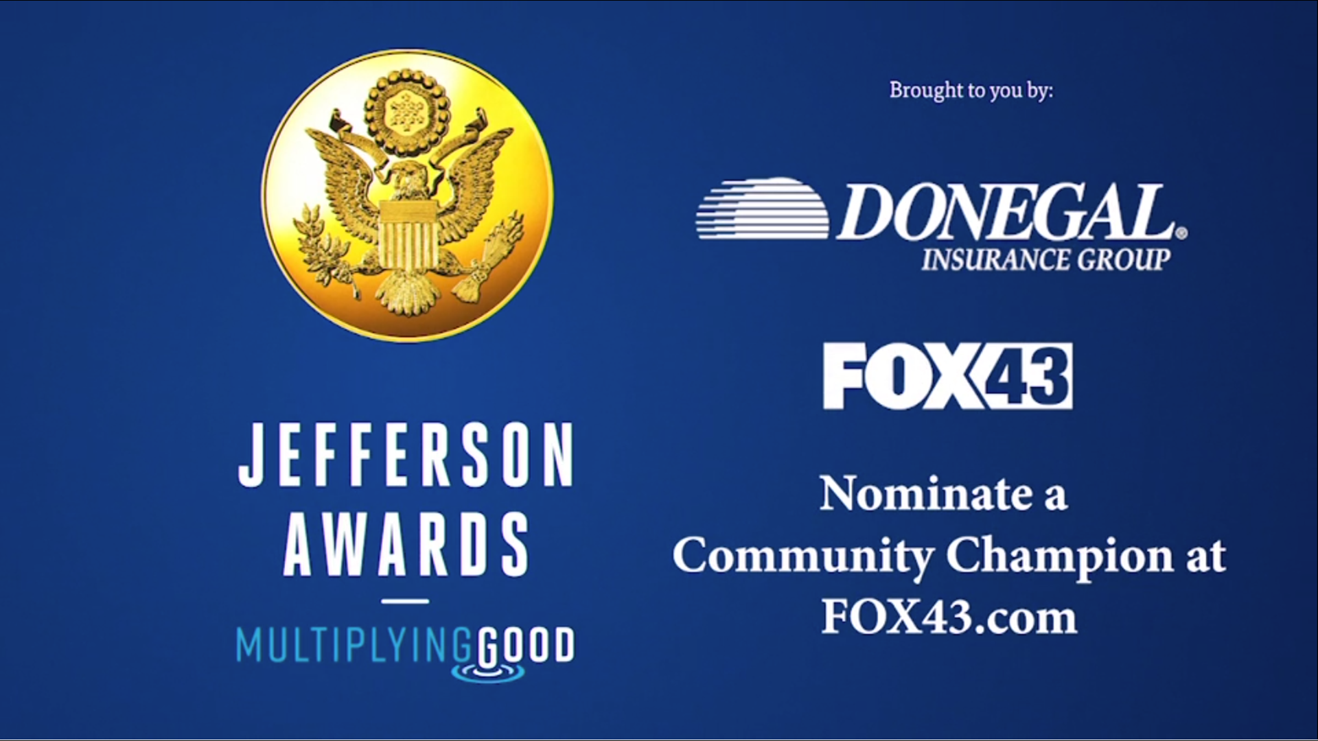 This special features the stories of WPMT-FOX43's nominees for the 2023 Jefferson Awards.