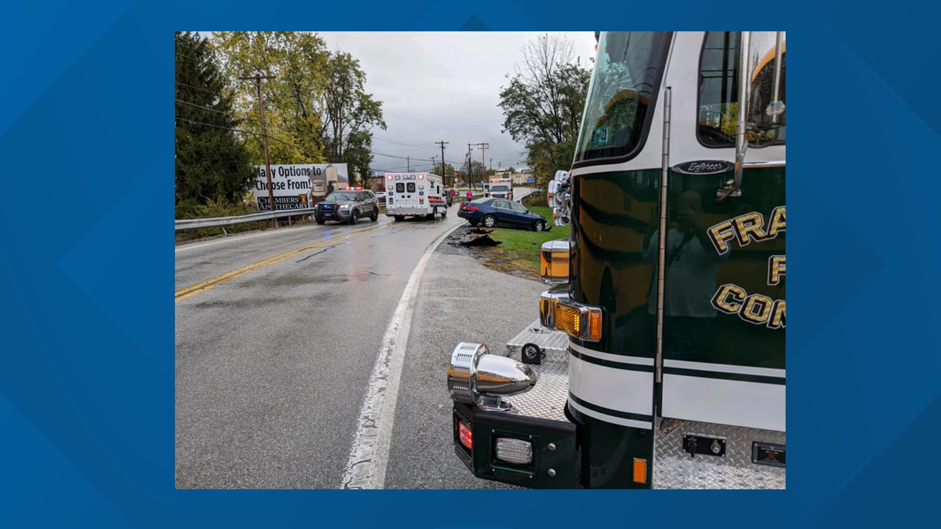 Five injured after school bus and vehicle crash in Guilford Township ...