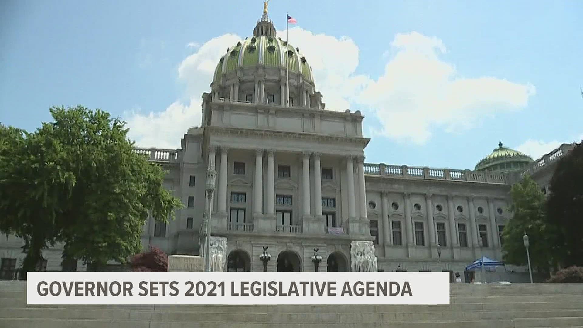 On the first day of the Pennsylvania General Assembly’s new legislative session, Gov. Tom Wolf unveiled his legislative priorities for the coming year.