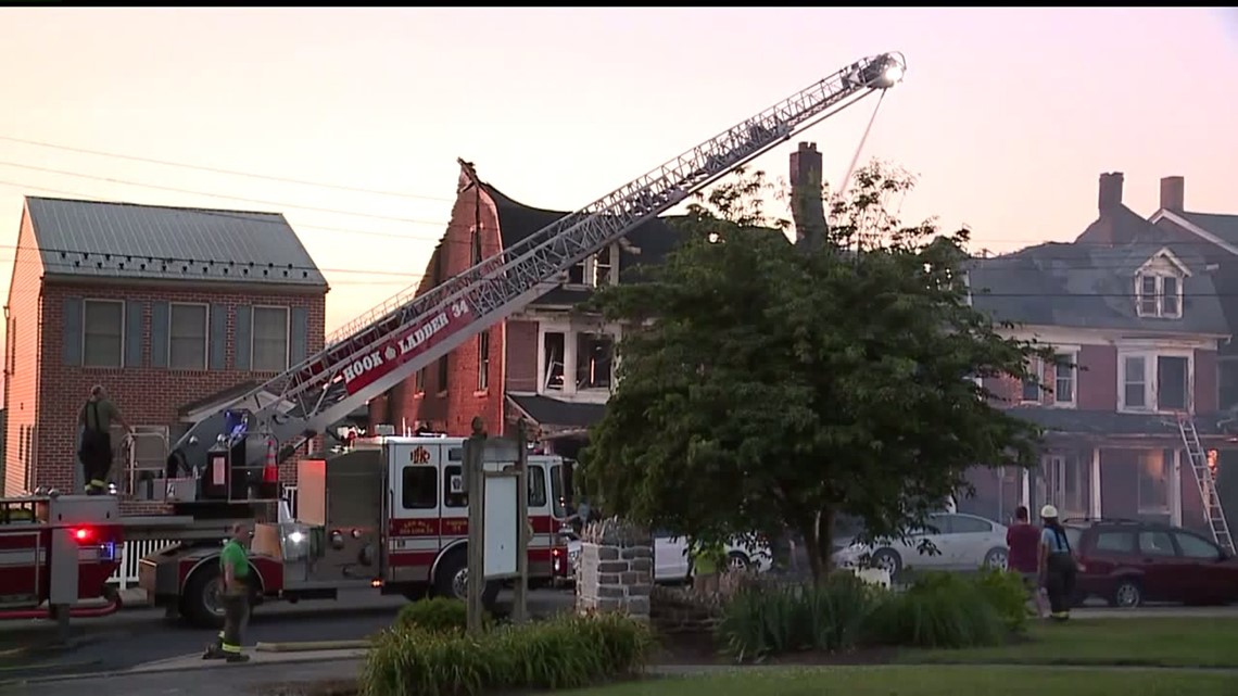 22 people displaced after fire in Red Lion