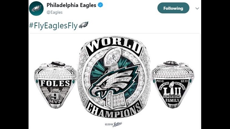 Football 2018 Super Bowl 52 Eagles Champions Patch Super Bowl 52 LII Champs Eagles 