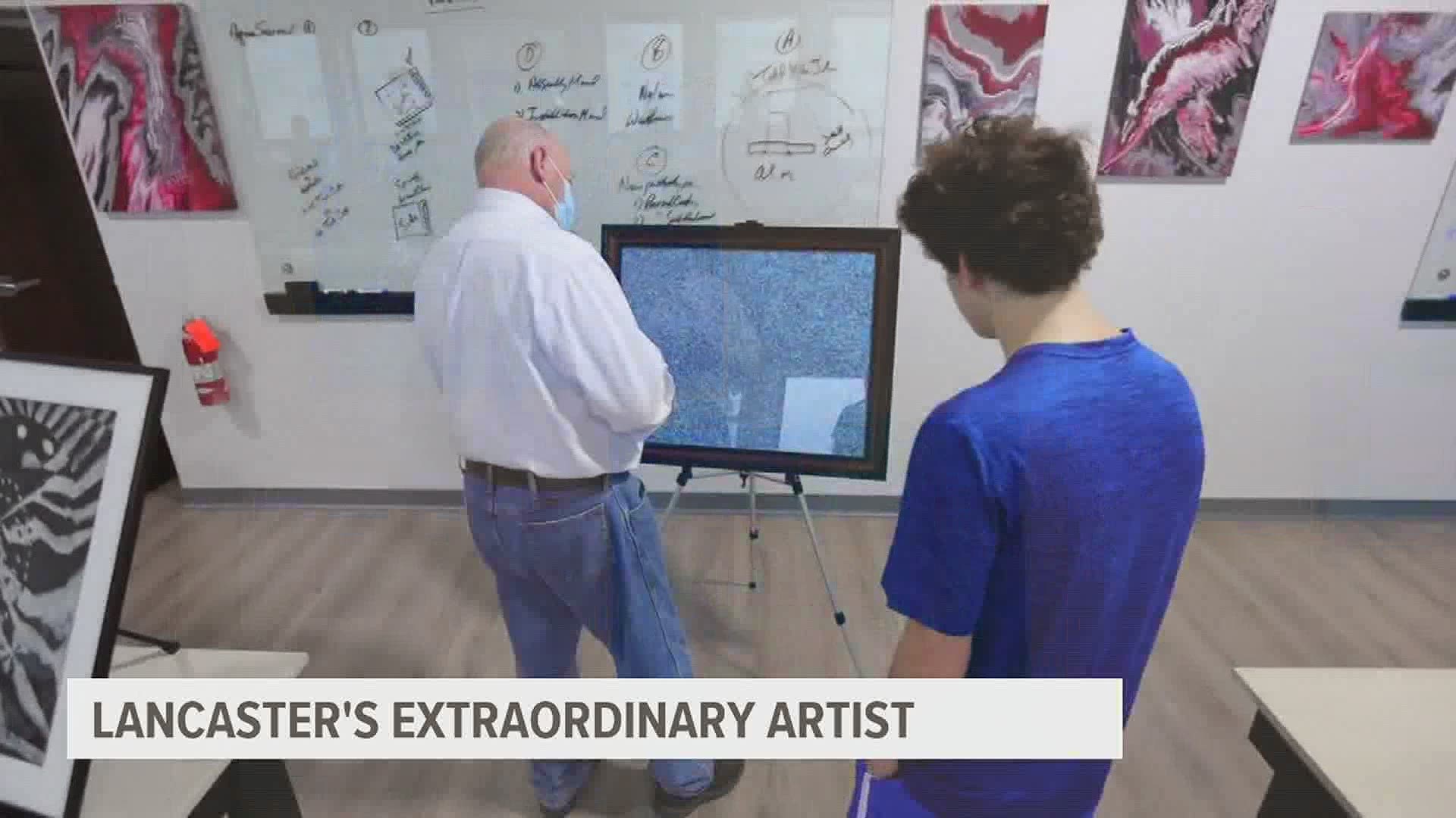 Shortly after J.J. Roach, 16, of Manheim, had his story air on FOX43 in February, a Cumberland County business commissioned him to do dozens of original works.