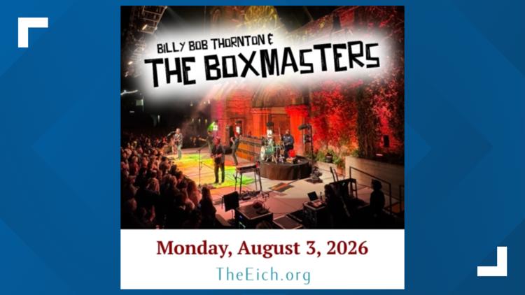 Billy Bob Thornton and his band, The Boxmasters, will perform in
